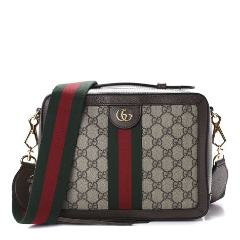 gucci gg supreme small top-handle bag